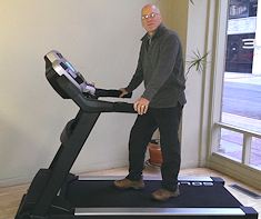 Fred Waters reviewing a Sole Treadmill