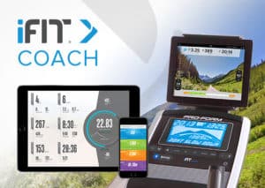 ProForm treadmills have iFit Coach Ready technology.