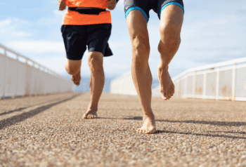 barefoot running