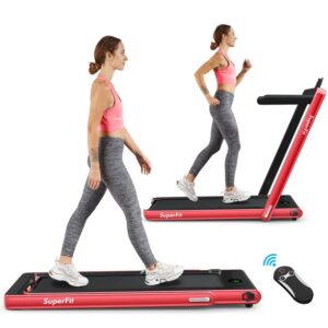 SuperFit 2.25HP 2 in 1 Folding Treadmill Walmart