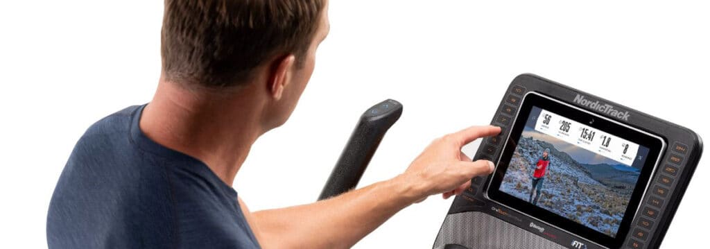 ifit button on nordictrack bike